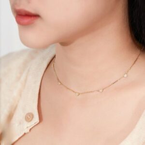 Vòng cổ vàng tây nữ - Phù hợp với dáng người